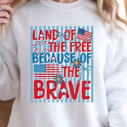 striped 4th of july america design – patriotic red white blue usa graphic t-shirt