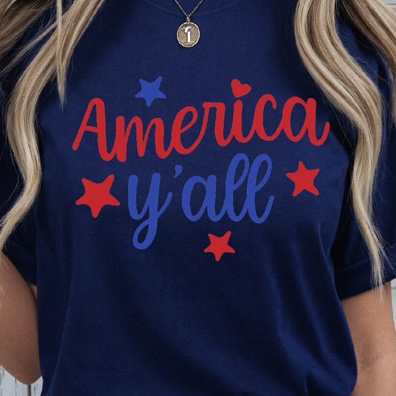 America Yall 4th Of July Patriotic Graphic Tee 3