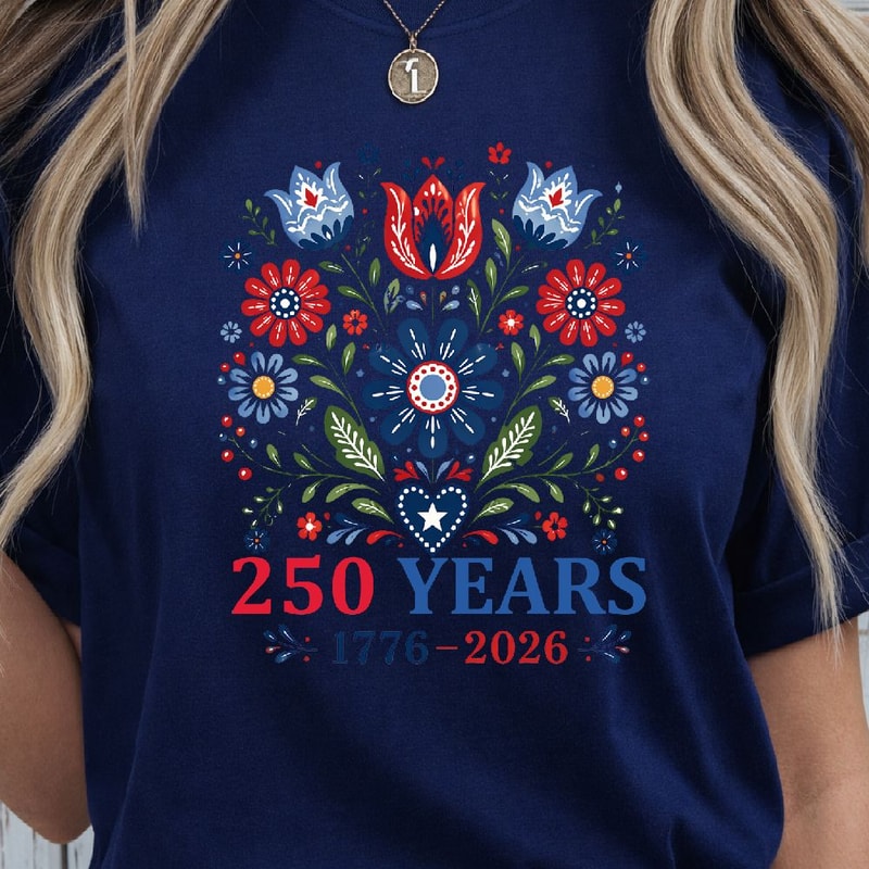 USA 250 Years Patriotic Celebration Decor America Anniversary Red White Blue Commemorative Gift 3