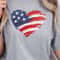 USA Flag Heart 4th Of July Decor Patriotic American Heart Ornament Gift 1