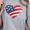USA Flag Heart 4th Of July Decor Patriotic American Heart Ornament Gift 1