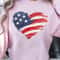 USA Flag Heart 4th Of July Decor Patriotic American Heart Ornament Gift 3