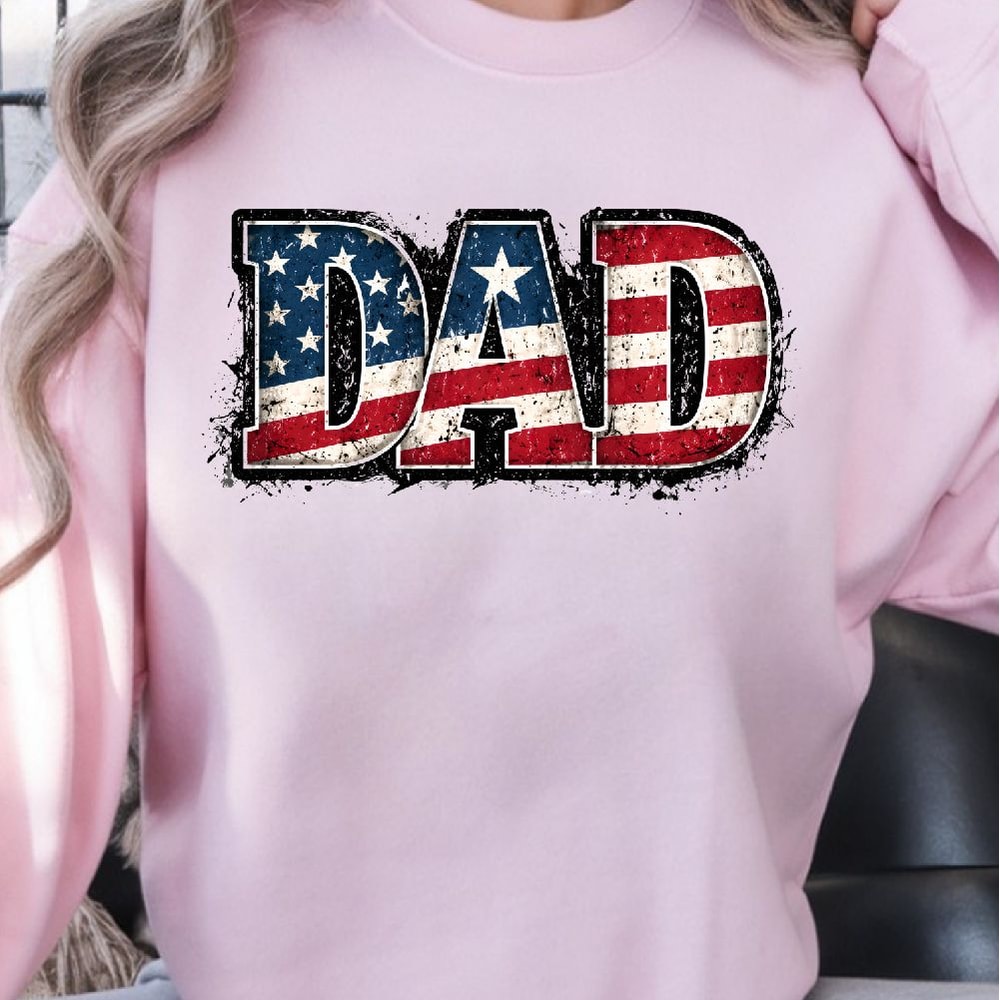 Vintage Dad 4th Of July Patriotic Gift Retro American Flag Fathers Day Style Decor 2