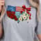 4th Of July Flower Coquette Patriotic Design Red White Blue Aesthetic Independence Day TShirt Grap 1