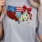 4th Of July Flower Coquette Patriotic Design Red White Blue Aesthetic Independence Day TShirt Grap 1