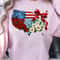 4th Of July Flower Coquette Patriotic Design Red White Blue Aesthetic Independence Day TShirt Grap 0