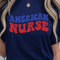 American Nurse 4th Of July Patriotic Graphic Tshirt 1