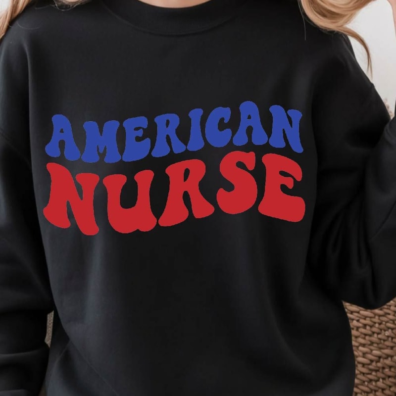 American Nurse 4th Of July Patriotic Graphic Tshirt 3