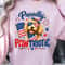 4th Of July Goldendoodle Patriotic Dog Design Red White Blue Independence Day TShirt Graphic 2