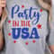 Party In The USA 4th Of July Patriotic Graphic Tee 0