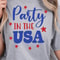 Party In The USA 4th Of July Patriotic Graphic Tee 0