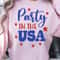 Party In The USA 4th Of July Patriotic Graphic Tee 4