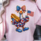 4th Of July Goose Patriotic Design Red White Blue Funny Independence Day TShirt Graphic 3