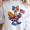 4th Of July Goose Patriotic Design Red White Blue Funny Independence Day TShirt Graphic 4