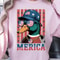 4th Of July Mallard Duck Patriotic Design Red White Blue Independence Day TShirt Graphic 0