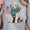 4th Of July Patriotic Puppy TShirt Design Red White Blue Independence Day Dog Graphic Tee 1