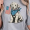 4th Of July Patriotic Puppy TShirt Design Red White Blue Independence Day Dog Graphic Tee 1