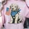 4th Of July Patriotic Puppy TShirt Design Red White Blue Independence Day Dog Graphic Tee 2