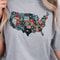 4th Of July Faux Patriotic Design Red White Blue Independence Day TShirt Graphic 1
