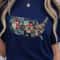 4th Of July Faux Patriotic Design Red White Blue Independence Day TShirt Graphic 3
