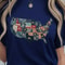 4th Of July Faux Patriotic Design Red White Blue Independence Day TShirt Graphic 3