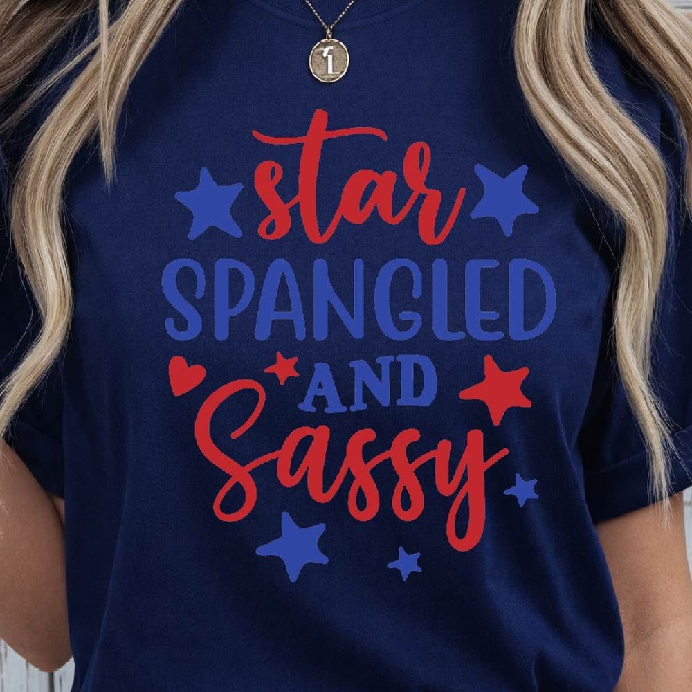 Star Spangled And Sassy 4th Of July SVG Digital Design 2