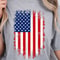 Grunge American Flag 4th Of July TShirt Design Distressed Patriotic Red White Blue USA Graphic Tee 2