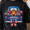Highland Cow 4th Of July Patriotic TShirt Design Red White Blue Independence Day Animal Graphic Te 2