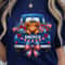 Highland Cow 4th Of July Patriotic TShirt Design Red White Blue Independence Day Animal Graphic Te 4