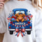 Highland Cow 4th Of July Patriotic TShirt Design Red White Blue Independence Day Animal Graphic Te 0