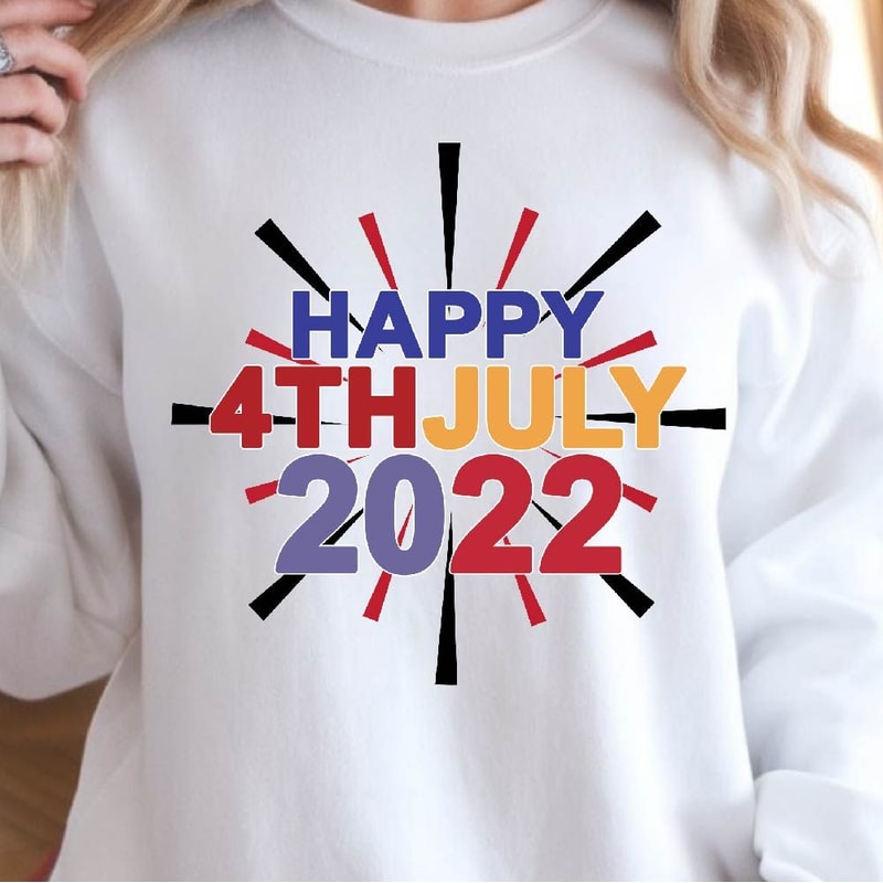Happy 4th July Patriotic TShirt Design Graphic Tee 0