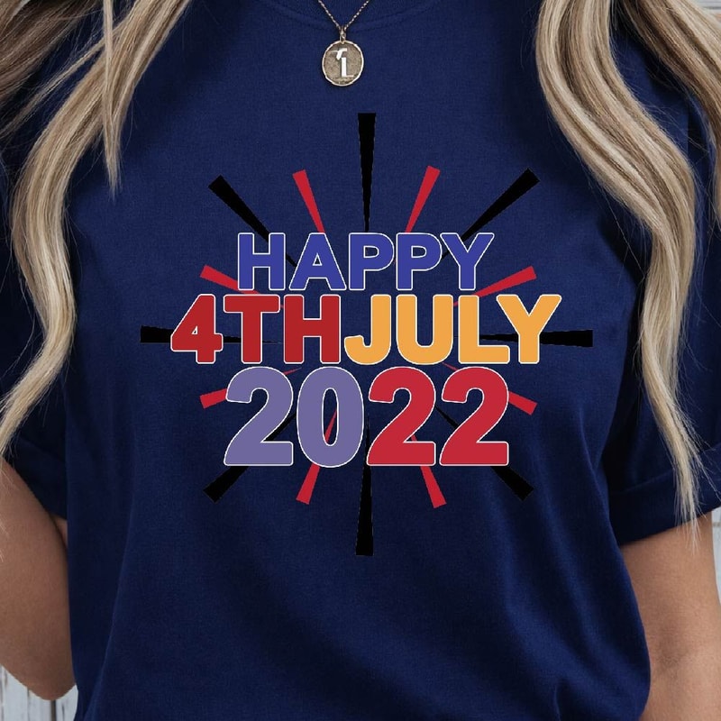 Happy 4th July Patriotic TShirt Design Graphic Tee 4