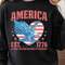 Vintage Patriotic 4th Of July Graphic Tee 0