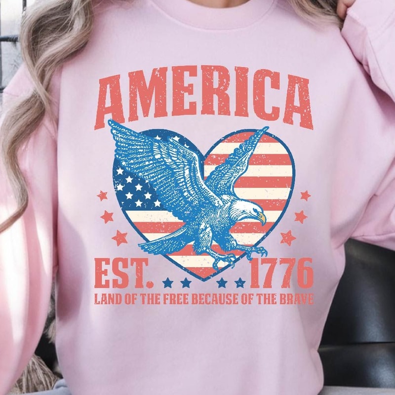 Vintage Patriotic 4th Of July Graphic Tee 3