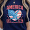 Vintage Patriotic 4th Of July Graphic Tee 4