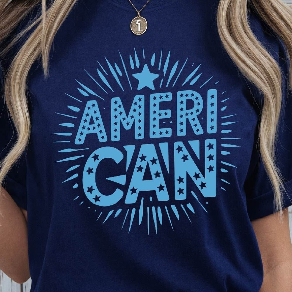 Vintage Patriotic American 4th Of July Graphic Tee 1