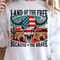 Land Of The Free 4th Of July Patriotic Graphic Tee 2