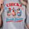 4th Of July USA Patriotic Chicken Graphic Tee 0