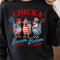 4th Of July USA Patriotic Chicken Graphic Tee 3