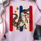 Patriotic Gator Striped 4th Of July Graphic Tee 4