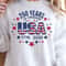 250 Years Of Freedom 4th Of July Patriotic Graphic Tee 0