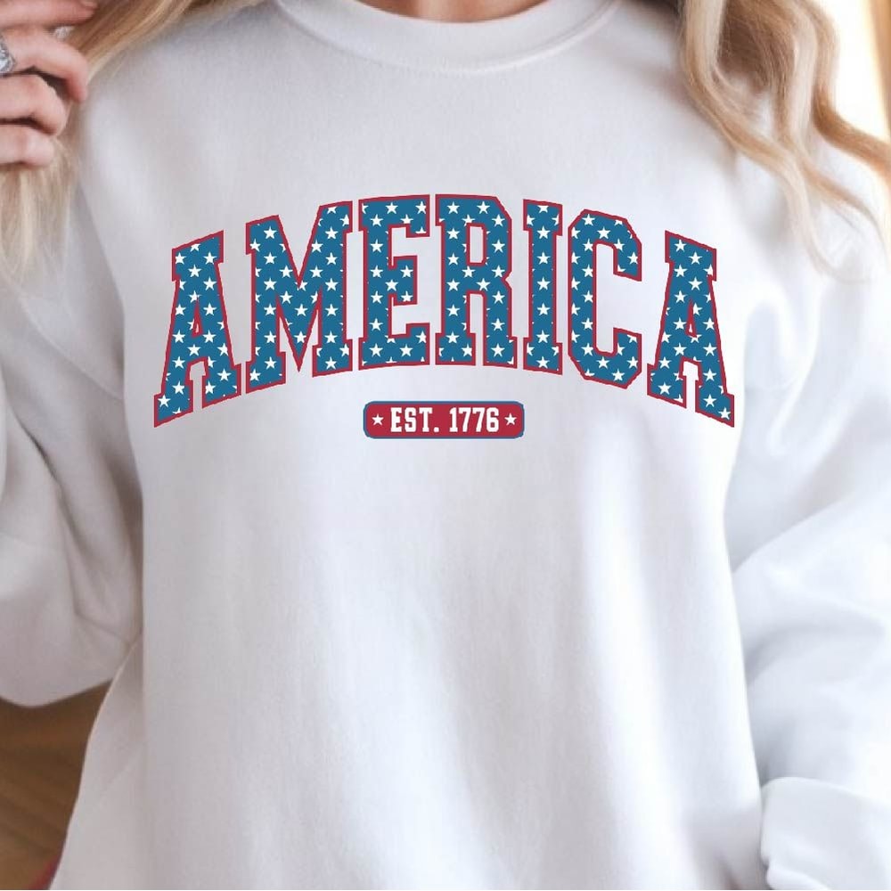 Retro America Patriotic 4th Of July Graphic Tee 0