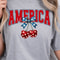 4th Of July America Cherry Coquette Graphic Tee 0
