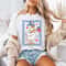 Patriotic Goose American Flag 4th Of July Graphic Tee 1