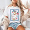 Patriotic Goose American Flag 4th Of July Graphic Tee 1