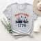 Party Like 1776 Funny Founding Fathers Patriotic Graphic Tee 3