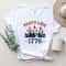 Party Like 1776 Funny Founding Fathers Patriotic Graphic Tee 0