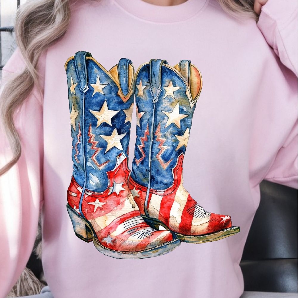Patriotic 4th Of July Cowboy Western Independence Day Shirt 2