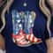Patriotic 4th Of July Cowboy Western Independence Day Shirt 3