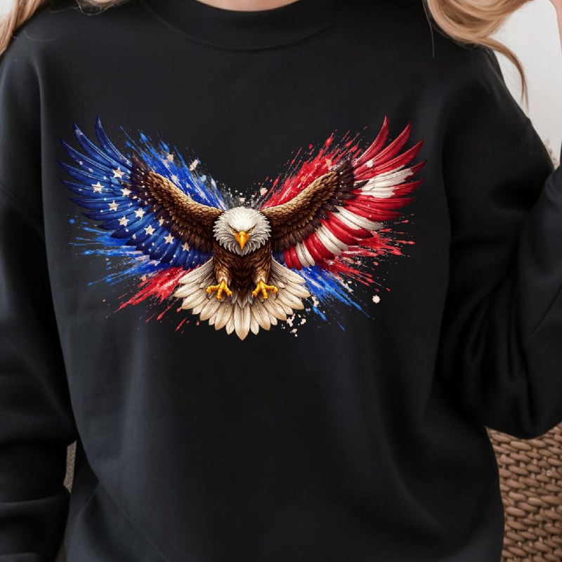 Patriotic American Eagle 4th Of July Independence Day Shirt 2